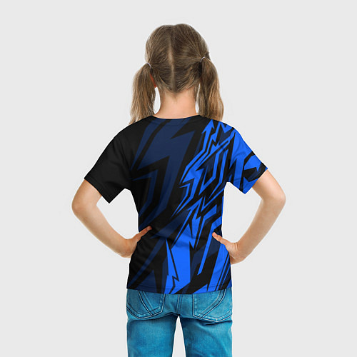 Детская футболка БМВ Узор / 3D-принт – фото 6