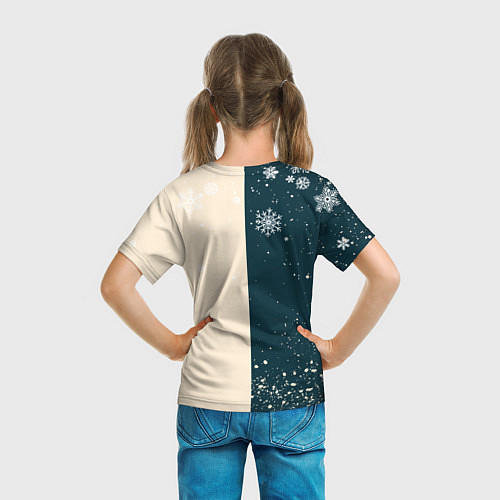 Детская футболка ДОЛГОЖДАННЫЙ ДЕД МОРОЗ 2022 / 3D-принт – фото 6