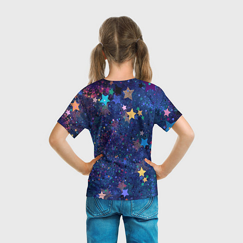 Детская футболка Звездное небо мечтателя / 3D-принт – фото 6