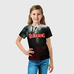 Футболка детская Elden Ring Битва души, цвет: 3D-принт — фото 2