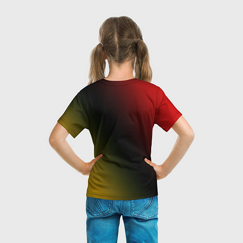 Детская футболка THE WITCHER 3 - Градиент / 3D-принт – фото 6