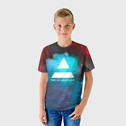 Футболка детская 30 Seconds to Mars: Звездное небо, цвет: 3D-принт — фото 2
