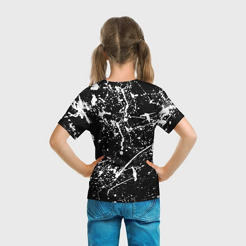 Детская футболка 9 грамм - Брызги / 3D-принт – фото 6