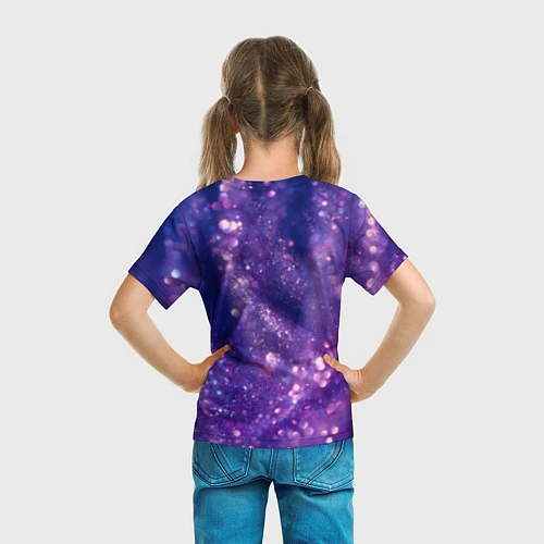 Детская футболка Сериал Euphoria - блестки / 3D-принт – фото 6