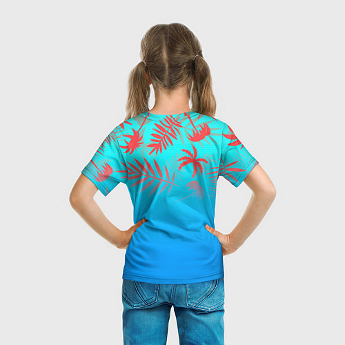 Детская футболка 6IX9INE tropical / 3D-принт – фото 6