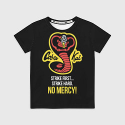 Футболка детская Cobra Kai - No mercy!, цвет: 3D-принт