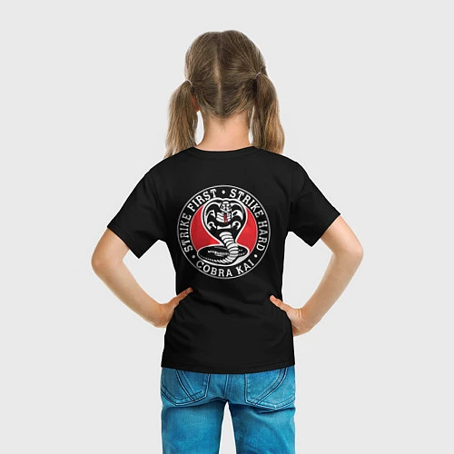 Детская футболка Cobra Kai красное солнце / 3D-принт – фото 6
