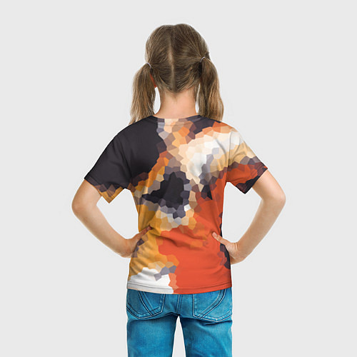 Детская футболка Хитрый лис в закате / 3D-принт – фото 6