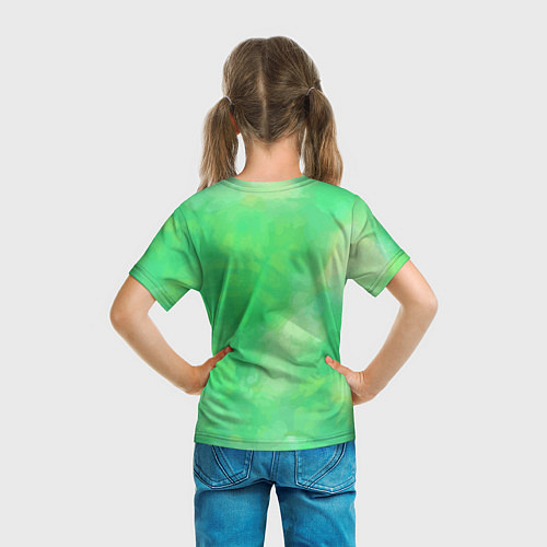 Детская футболка Гном - кактус / 3D-принт – фото 6
