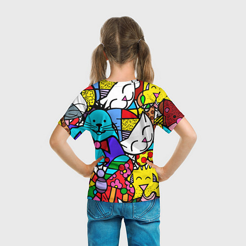 Детская футболка Ромеро Бритто Настоящие лучшие друзья / 3D-принт – фото 6