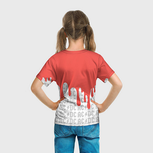 Детская футболка Ac dc : rock / 3D-принт – фото 6