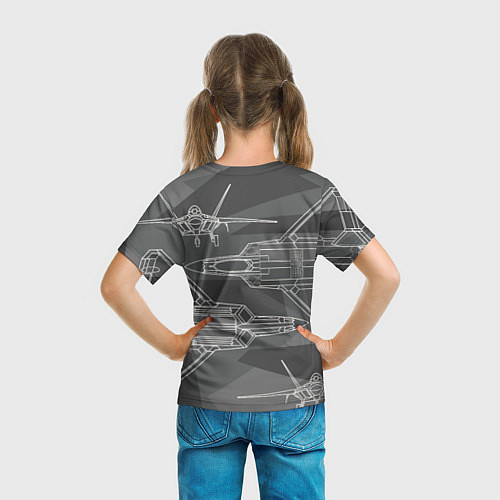 Детская футболка U S Air force / 3D-принт – фото 6