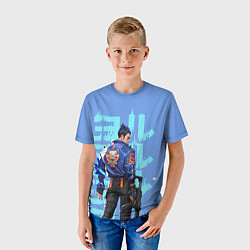 Футболка детская Юру спиной, цвет: 3D-принт — фото 2