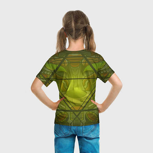 Детская футболка Кибер-лис / 3D-принт – фото 6