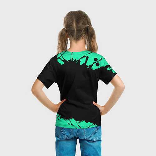 Детская футболка BUBBLE KVASS - СКАЛА Краски / 3D-принт – фото 6
