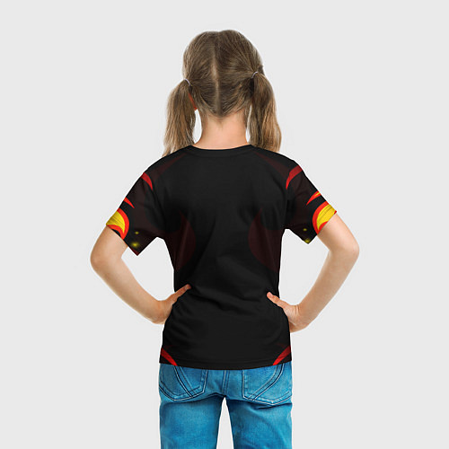 Детская футболка DARKEST DUNGEON FIRE ФАКЕЛ / 3D-принт – фото 6