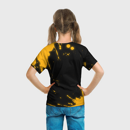 Детская футболка BUBBLE KVASS - ДОРА Брызги / 3D-принт – фото 6