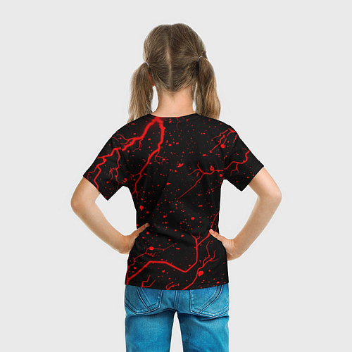 Детская футболка ХАГИ ВАГИ Молнии / 3D-принт – фото 6