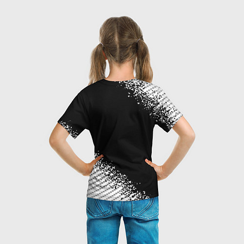 Детская футболка MERCEDES Mercedes Краска / 3D-принт – фото 6