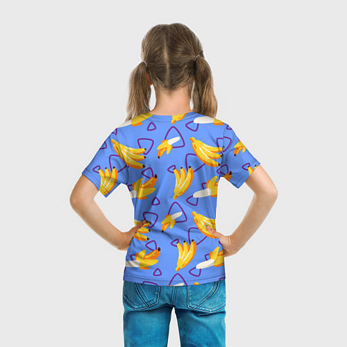 Детская футболка Спелые бананы / 3D-принт – фото 6