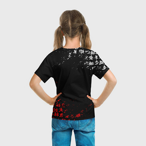 Детская футболка CYBERPUNK SAMURAI: JAPAN STYLE / 3D-принт – фото 6