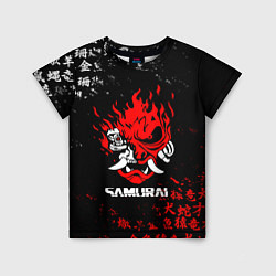 Футболка детская CYBERPUNK SAMURAI: JAPAN STYLE, цвет: 3D-принт