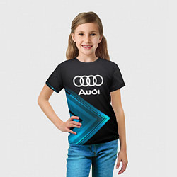 Футболка детская Audi Sport, цвет: 3D-принт — фото 2