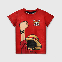 Футболка детская One Piece, Ван Пис Луфии, цвет: 3D-принт