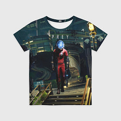 Футболка детская PREY игровая локация, цвет: 3D-принт