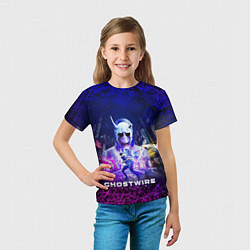 Футболка детская GhostWire: Tokyo, цвет: 3D-принт — фото 2