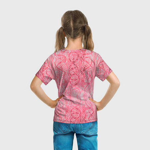 Детская футболка Скандинавские узорыДраконы / 3D-принт – фото 6