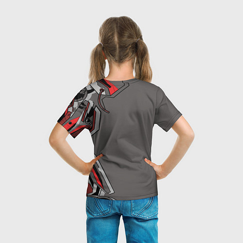Детская футболка Робот-гигант / 3D-принт – фото 6
