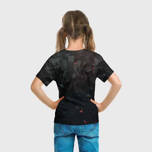Детская футболка Black logo Prey / 3D-принт – фото 6