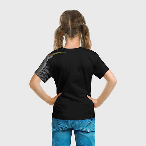 Детская футболка ЯПОНСКИЙ ДРАКОН ЯПОНИЯ / 3D-принт – фото 6