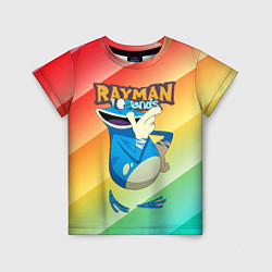 Футболка детская Rayman globox радуга, цвет: 3D-принт