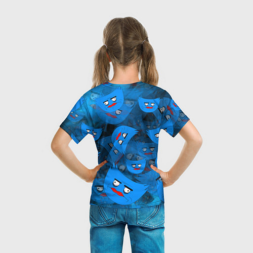 Детская футболка Poppy Playtime Pattern background / 3D-принт – фото 6