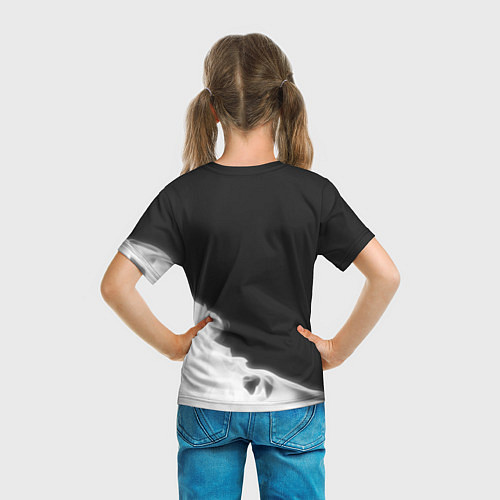 Детская футболка PEUGEOT - Огненный Лев / 3D-принт – фото 6