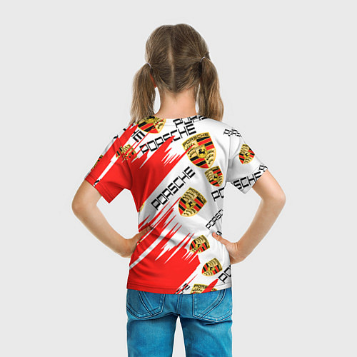 Детская футболка Porsche sport / 3D-принт – фото 6