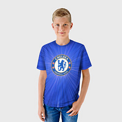 Футболка детская Chelsea football club, цвет: 3D-принт — фото 2