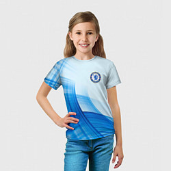 Футболка детская Chelsea FC челси фк, цвет: 3D-принт — фото 2
