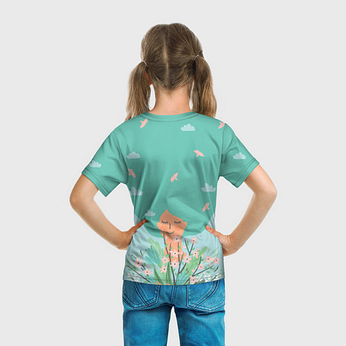 Детская футболка Hello spring / 3D-принт – фото 6