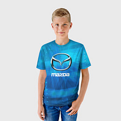 Футболка детская Mazda мазда, цвет: 3D-принт — фото 2