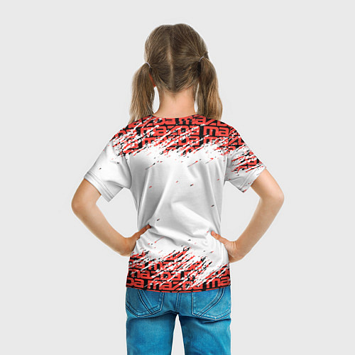 Детская футболка MAZDA CX-6 / 3D-принт – фото 6
