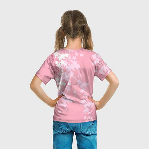 Детская футболка Цветущая ива / 3D-принт – фото 6