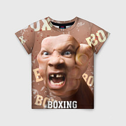 Футболка детская Boxing - телесный, цвет: 3D-принт