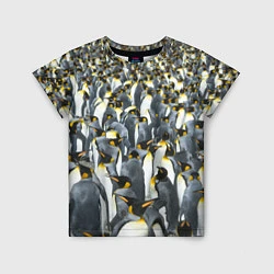Футболка детская Пингвины Penguins, цвет: 3D-принт