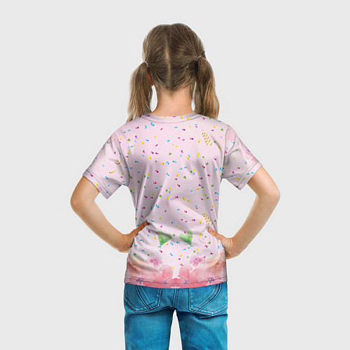 Детская футболка Слоних в конфетти / 3D-принт – фото 6