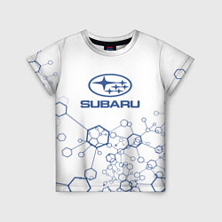 Футболка детская Субару subaru, цвет: 3D-принт