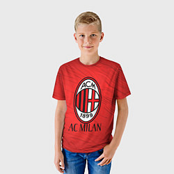 Футболка детская Ac milan милан, цвет: 3D-принт — фото 2
