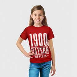 Футболка детская Бавария Bayern Munchen, цвет: 3D-принт — фото 2